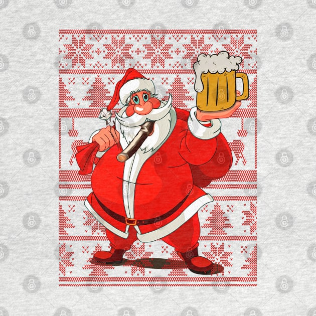 Beer for Santa - Beer Lovers Christmas by Dizcop